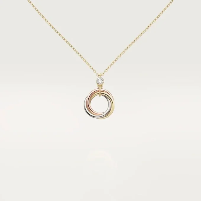 Ciondolo Trinity, 1 diamante