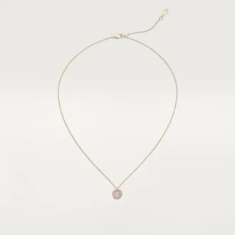 Ciondolo Trinity, 1 diamante, pavé