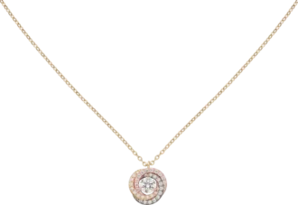 Ciondolo Trinity, 1 diamante, pavé