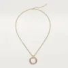 Ciondolo Trinity, sette file, diamanti