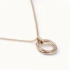 Ciondolo Trinity, sette file, diamanti