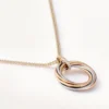 Ciondolo Trinity, sette file, diamanti