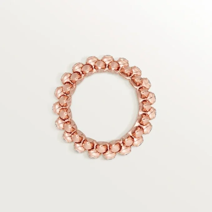Clash De Cartier – Anello con pavé di diamanti in oro rosa | Cartier Us