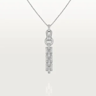 Collana Agrafe – Oro bianco, diamanti – Cartier