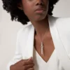 Collana Agrafe – Oro bianco, diamanti – Cartier