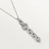 Collana Agrafe – Oro bianco, diamanti – Cartier
