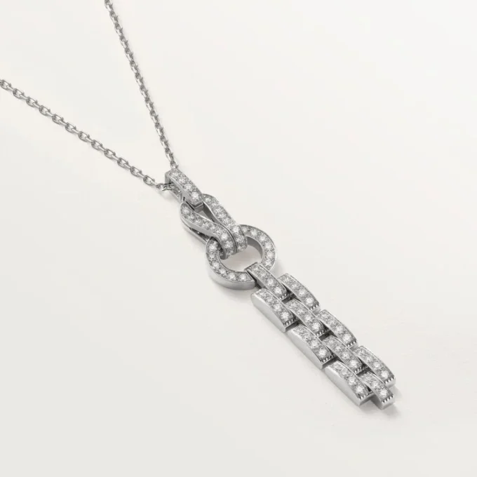 Collana Agrafe – Oro bianco, diamanti – Cartier
