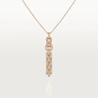 Collana Agrafe – Oro rosa, diamanti – Cartier
