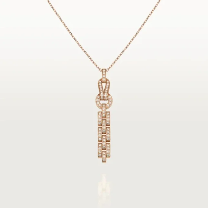 Collana Agrafe – Oro rosa, diamanti – Cartier