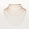 Collana Agrafe, semi-pavé