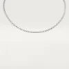 Collana C De Cartier – Oro bianco, diamanti – Cartier