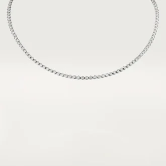 Collana C De Cartier – Oro bianco, diamanti – Cartier