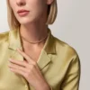 Collana Clash De Cartier, flessibile, modello piccolo, pavé