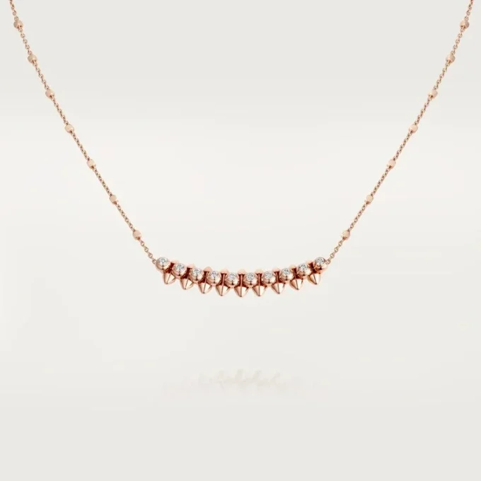 Collana Clash De Cartier Diamanti – Oro rosa, Diamanti – Cartier