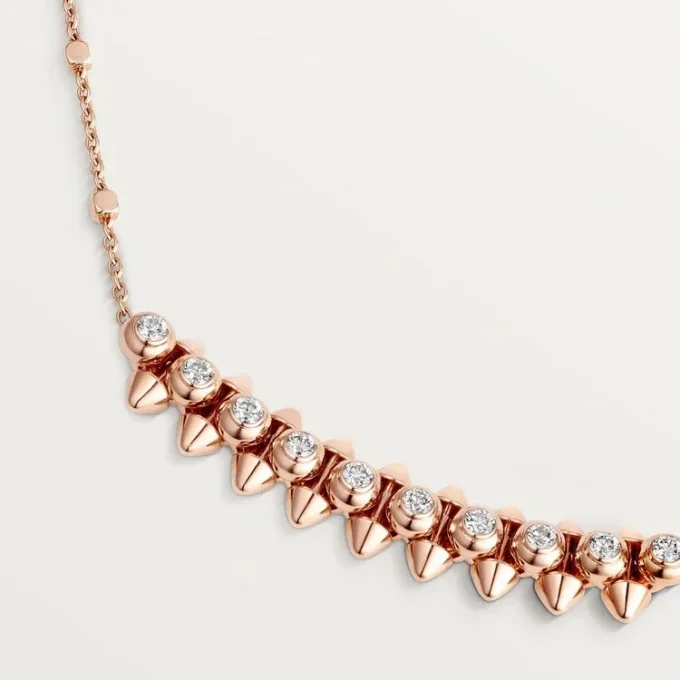 Collana Clash De Cartier Diamanti – Oro rosa, Diamanti – Cartier