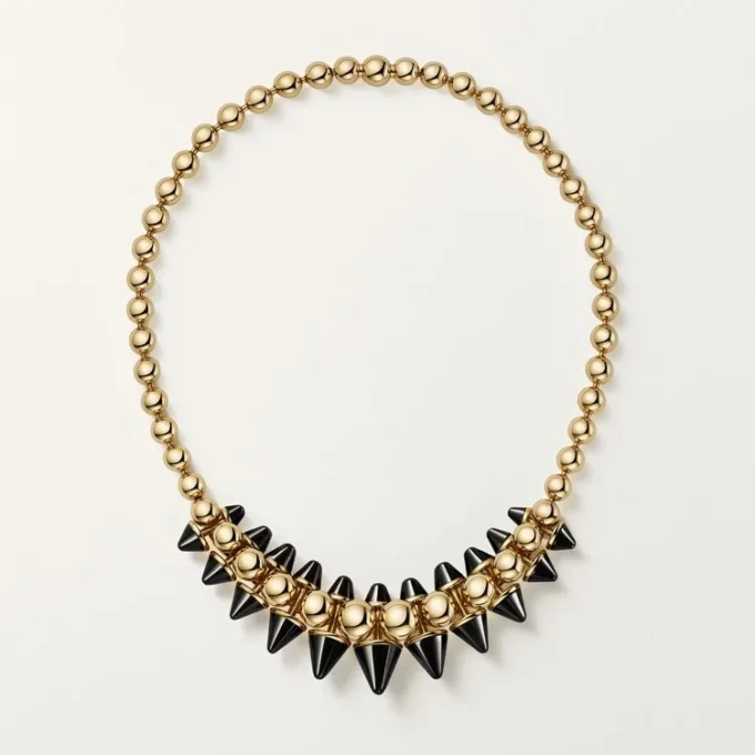 Collana Clash De Cartier, flessibile, modello extra-large, onice