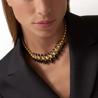 Collana Clash De Cartier, flessibile, modello extra-large, onice