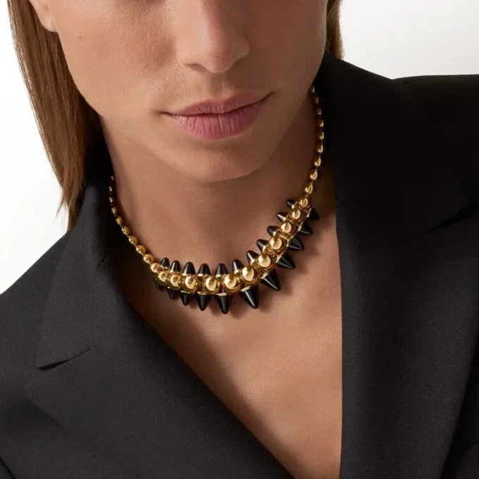 Collana Clash De Cartier, flessibile, modello extra-large, onice
