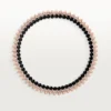Collana Clash De Cartier, flessibile, onice, modello extra-large, diamanti