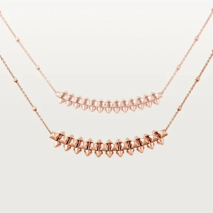 Collana Clash De Cartier modello medio – Oro rosa – Cartier