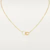 Collana con ciondolo Love e catena in oro giallo | Cartier Us