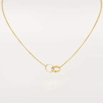 Collana con ciondolo Love e catena in oro giallo | Cartier Us