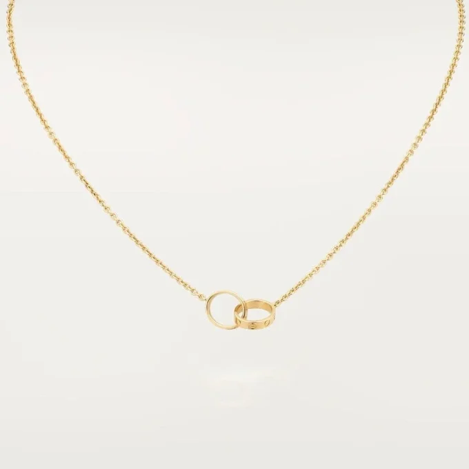 Collana con ciondolo Love e catena in oro giallo | Cartier Us