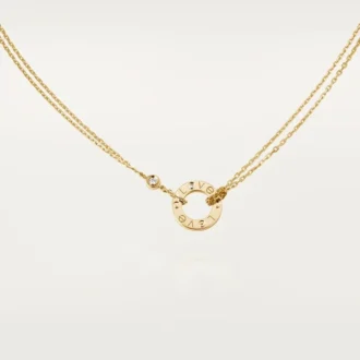Collana con pendente Love Diamond, oro giallo | Cartier Us