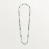 Collana di alta gioielleria – Oro bianco, calcedonio, skarn, turchese, lacca nera, diamanti – Cartier