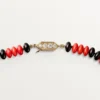 Collana di alta gioielleria – Oro rosa, corallo, onice, lacca nera, diamanti – Cartier