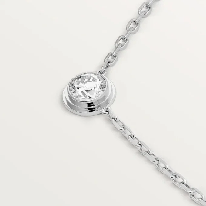 Collana Diamants Legers, Lm – Oro bianco, Diamanti – Cartier