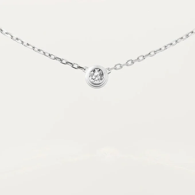 Collana Diamants Legers, Lm – Oro bianco, Diamanti – Cartier