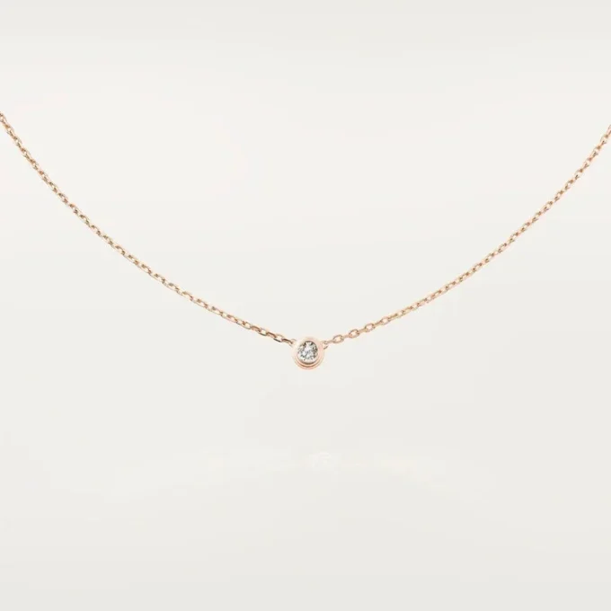 Collana Diamants Legers, Lm – Oro rosa, Diamanti – Cartier