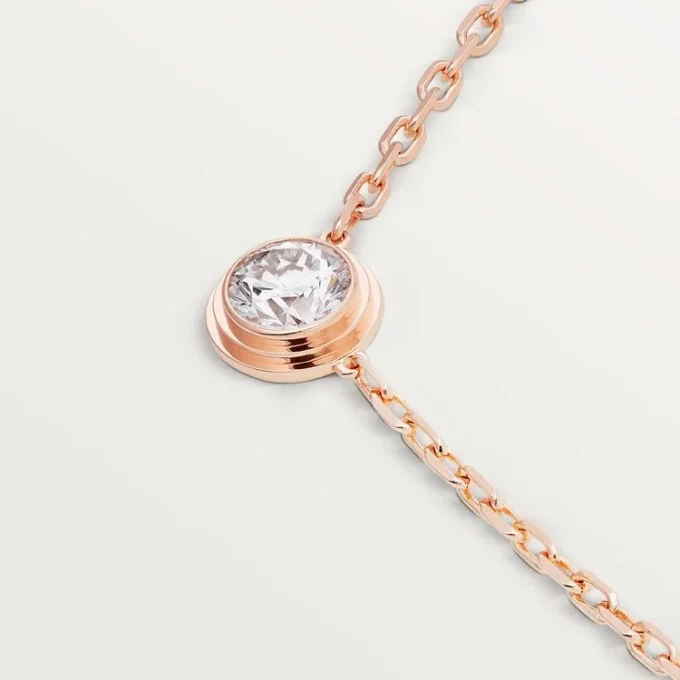 Collana Diamants Legers, Lm – Oro rosa, Diamanti – Cartier