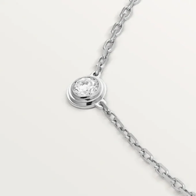Collana Diamants Legers, Sm – Oro bianco, Diamante – Cartier