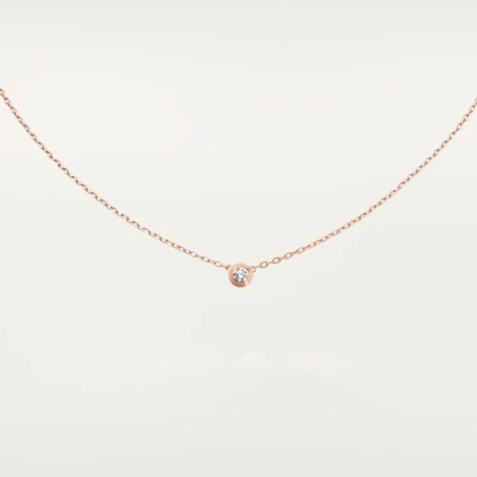 Collana Diamants Legers, Sm – Oro rosa, Diamanti – Cartier