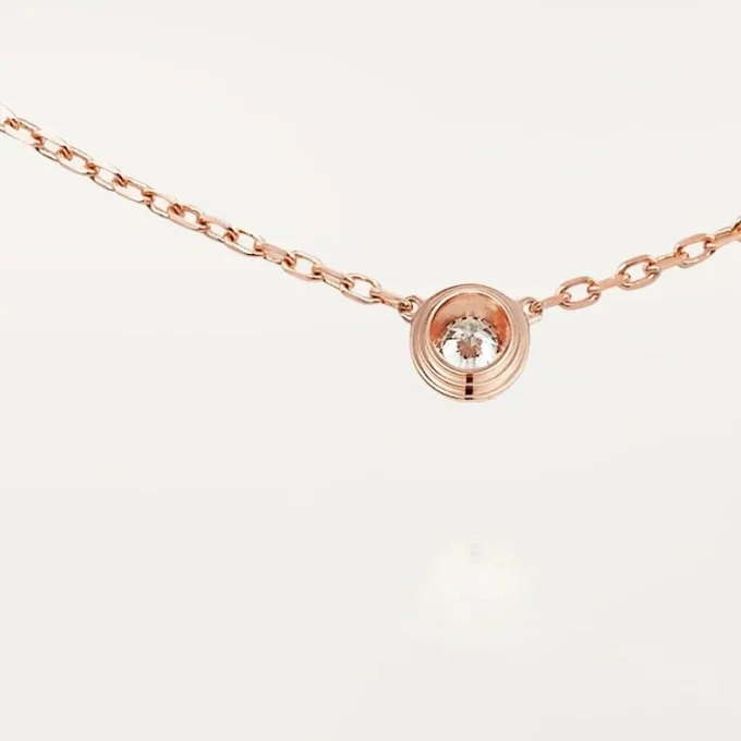 Collana Diamants Legers, Sm – Oro rosa, Diamanti – Cartier