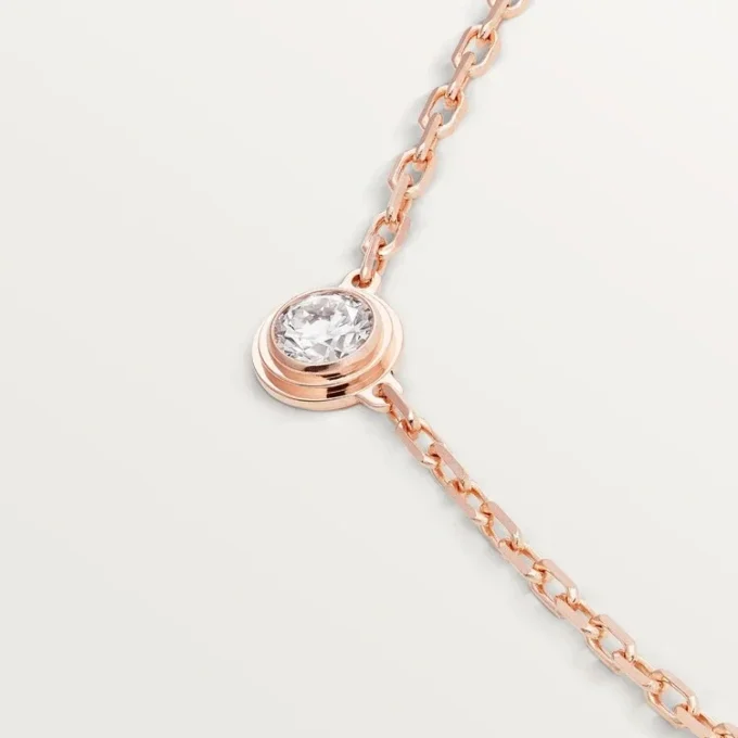 Collana Diamants Legers, Sm – Oro rosa, Diamanti – Cartier