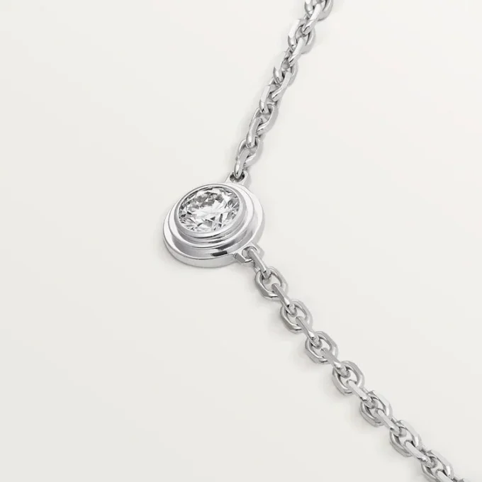 Collana Diamants Legers XS – Oro bianco, diamanti – Cartier
