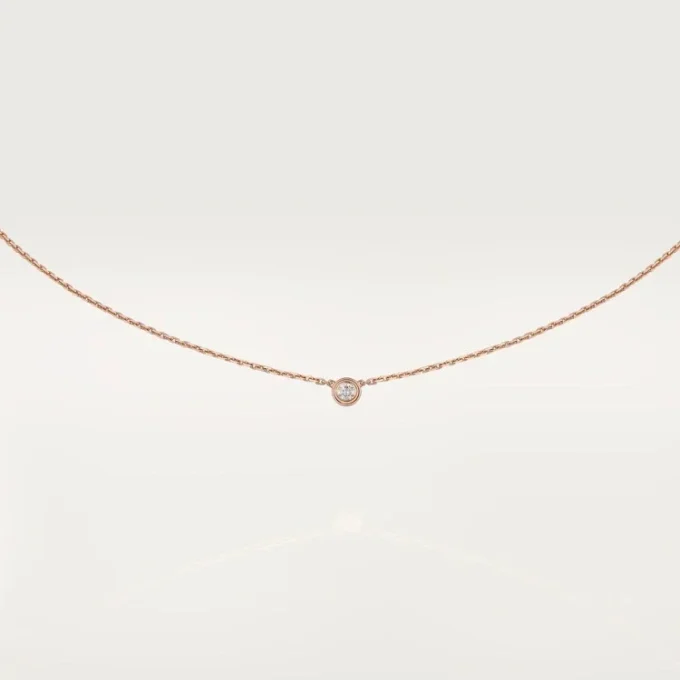 Collana Diamants Legers XS – Oro rosa, diamanti – Cartier