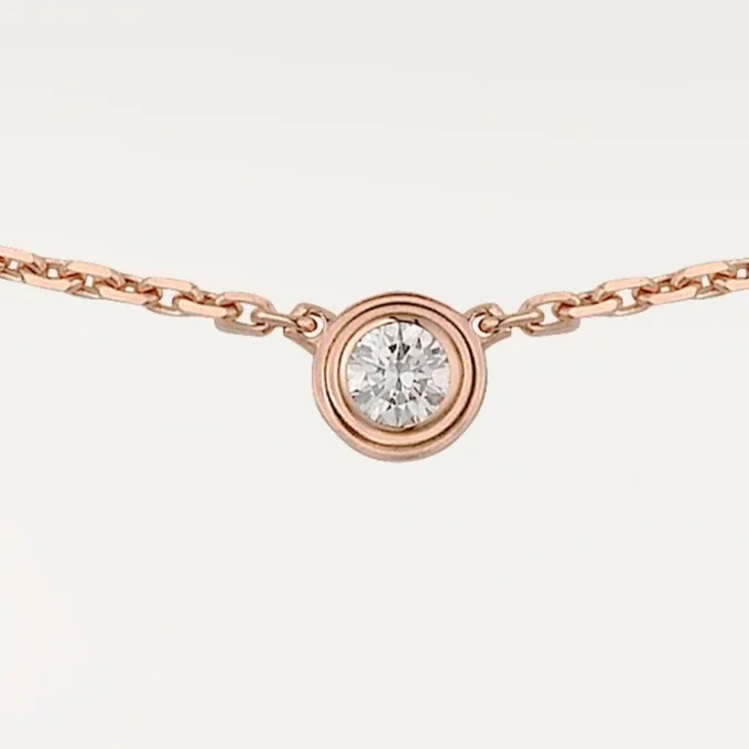Collana Diamants Legers XS – Oro rosa, diamanti – Cartier