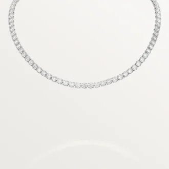 Collana Lignes Essentielles, diamanti taglio brillante