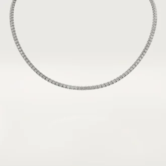 Collana Lignes Essentielles, diamanti taglio brillante