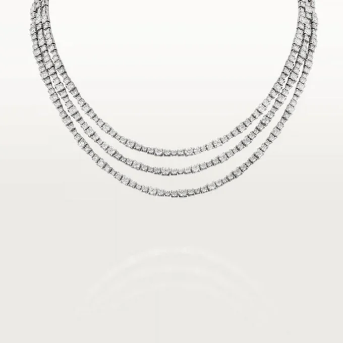 Collana Essential Lines – Oro bianco, Diamanti – Cartier
