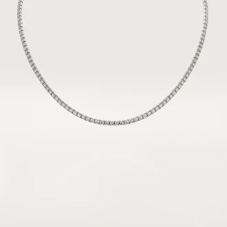 Collana Lignes Essentielles, diamanti taglio brillante