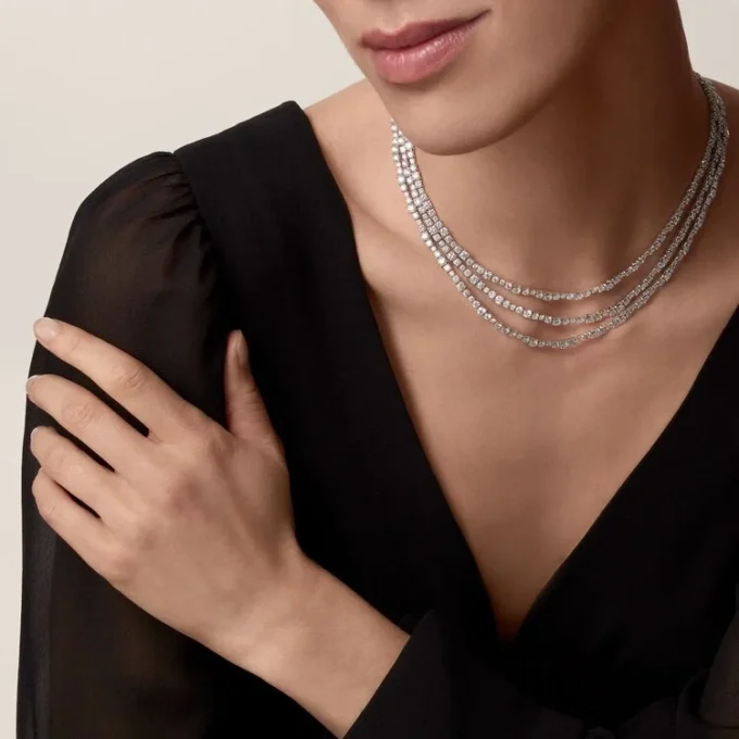 Collana Essential Lines – Oro bianco, Diamanti – Cartier