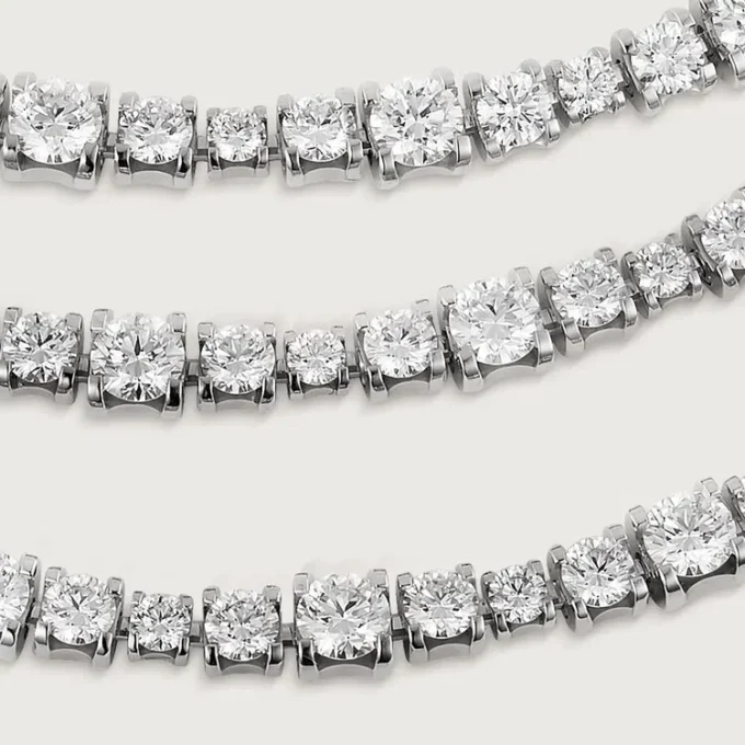 Collana Essential Lines – Oro bianco, Diamanti – Cartier