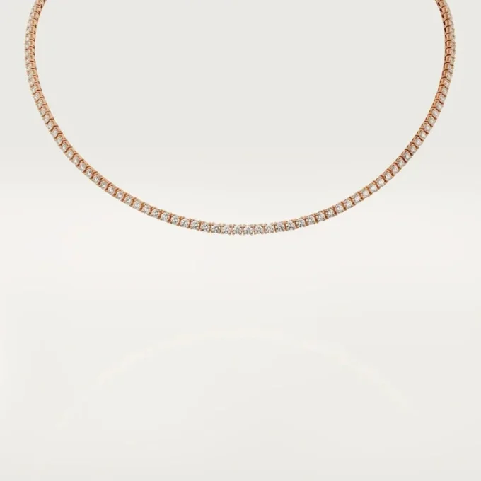 Collana Essential Lines – Oro rosa, diamanti – Cartier