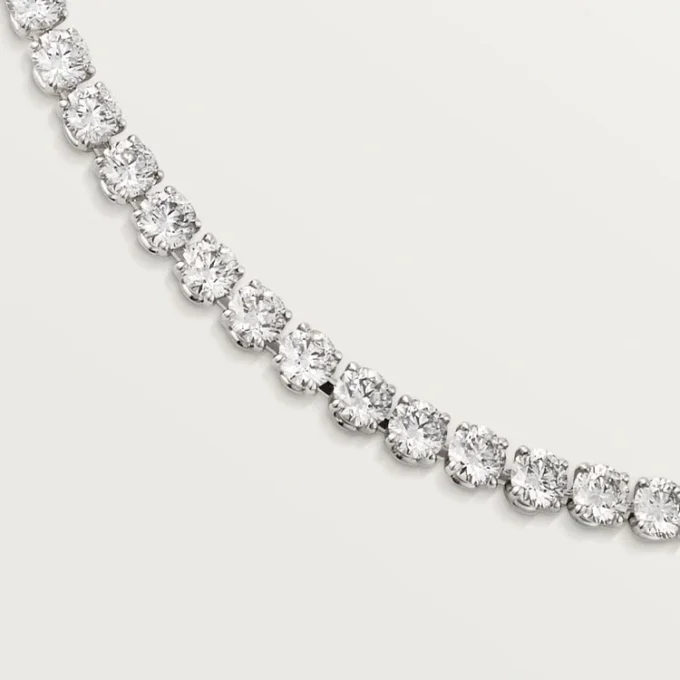 Collana Lignes Essentielles, diamanti taglio brillante