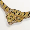 Collana Faune Et Flore De Cartier, diamanti gialli, arancioni e marroni, pavé